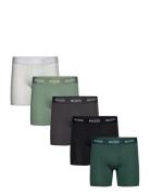 5-Pack Longer Length Bokserit Black Hollister