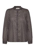 Riverll Shirt Ls Tops Shirts Long-sleeved Blue Lollys Laundry