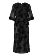 Yaslingu 3/4 Midi Dress Polvipituinen Mekko Black YAS