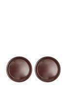 Yuka Lunch Plate - Pack Of 2 Home Tableware Plates Small Plates Brown ...