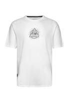 Von Dutch Triangel - Tshirt Tops T-shirts Short-sleeved White Von Dutc...