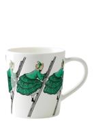 Aunt Green Mug With Handle Home Tableware Cups & Mugs Coffee Cups Whit...