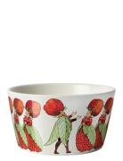 The Strawberry Family Bowl Home Tableware Bowls Breakfast Bowls White ...