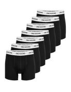 Onsfitz Solid Black Boxer 7-Pack Bokserit Black ONLY & SONS