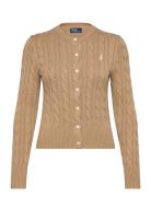 32/2 Cotton-Lsl-Crd Tops Knitwear Cardigans Beige Polo Ralph Lauren