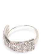 Shea Crystal Ring Silver-Plated Sormus Korut Silver Pilgrim