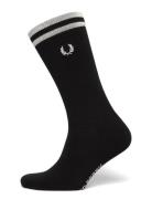 Tipped Sports Sock Underwear Socks Regular Socks Black Fred Perry