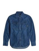 Dakota Slim Shirt L\S Tops Shirts Casual Blue G-Star