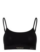 Bamboo Seamless Top Lingerie Bras & Tops Soft Bras Bralette Black CCDK...
