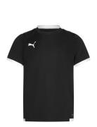 Teamliga Jersey Jr Sport T-shirts Short-sleeved Black PUMA