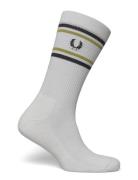 Ribbed Sports Sock Underwear Socks Regular Socks White Fred Perry