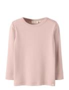 Nmngayo Ls Slim Top Lil Noos Tops T-shirts Long-sleeved T-shirts Pink ...