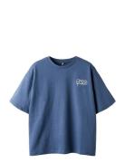 Nkmbleze Ss Rlx Top Ps Noos Tops T-shirts Short-sleeved Blue Name It