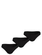 Bikini 3 Pk Alushousut Brief Tangat Black Calvin Klein