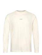 Cotton Longsleeve Tops T-shirts Long-sleeved Cream C.P. Company