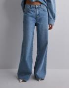 Gina Tricot - Sininen - Super wide jeans