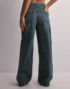 Gina Tricot - Sininen - Baggy wide jeans