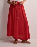 Vero Moda - Punainen - Vmoura Hw Ankle Skirt Wvn