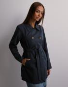 Only - Sininen - Onlvalerie Trenchcoat Otw Noos