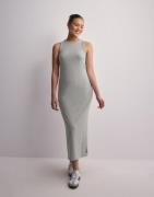 Object Collectors Item - Harmaa - Objjamie S/L Long Dress Noos