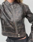 Nelly - Ruskea - Vintage Pu Jacket