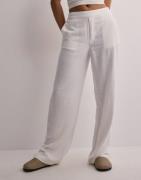 Object Collectors Item - Valkoinen - Objsanne Aline Wide Pant Noos