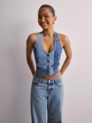 Abrand Jeans - Sininen - Denim Vest Patchwork