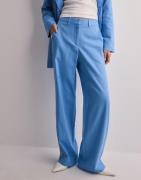 JJXX - Sininen - Jxmary Rlx Linen Hw Pant Tlr Sn