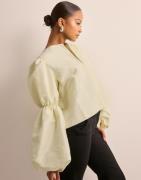 Malina - Valkoinen - Zoey Double pouf sleeve blouse