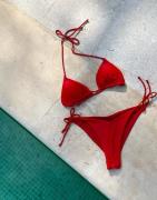 Nelly - Punainen - Flavour Bikini Triangle