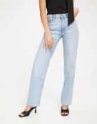 Gina Tricot - Sininen - Low straight jeans