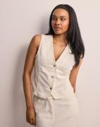 Selected Femme - Valkoinen - Slflexia Sl White Denim Vest