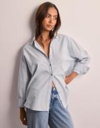 Selected Femme - Sininen - Slfnova Ls Oxford Shirt Noos