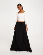 Vero Moda - Musta - Vmfabiana Hw Long Skirt Vma