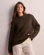 Gina Tricot - Ruskea - Boxy knitted sweater