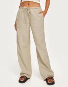 Gina Tricot - Beige - Linen blend trousers