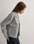 Only - Harmaa - Onlnancy Life Cargo Jacket Cs Otw
