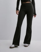 Only - Musta - Onlfever Stretch Flaired Pants Jrs