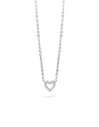 Muli Collection - Hopea - Zirconia Heart Necklace