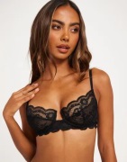 Nelly - Musta - Clarity Balcony Bra