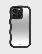 Holdit - Musta - Wavy Case iPhone 14 Pro Mirror