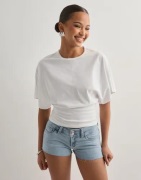 Nelly - Sininen - Stitch Jeans Shorts