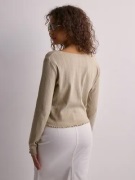 JDY - Beige - Jdysalsa Life L/S Cardigan Jrs Atk