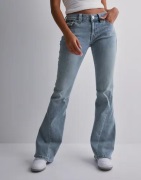 True Religion - Sininen - Joey Low Rise Flare