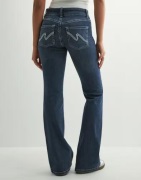 Nelly - Sininen - Low Waist Bootcut Stitch Jeans