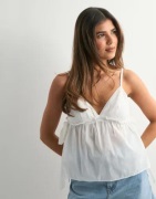 Nelly - Valkoinen - Side Tied Top