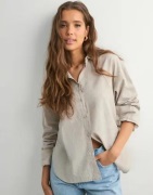 Nelly - Beige - Linen Shirt