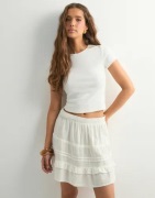 Vero Moda - Valkoinen - Vmpretty Short Skirt Wvn Ga Noos
