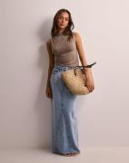 Pieces - Ruskea - Pcmadison Sl Draped Top Noos Bc