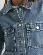 Nelly - Sininen - Denim Pocket Jacket